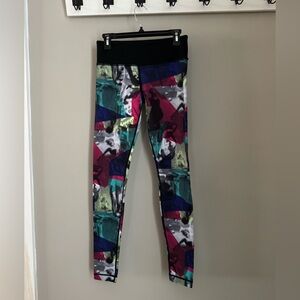 lululemon athletica Multicolor Abstract Leggings